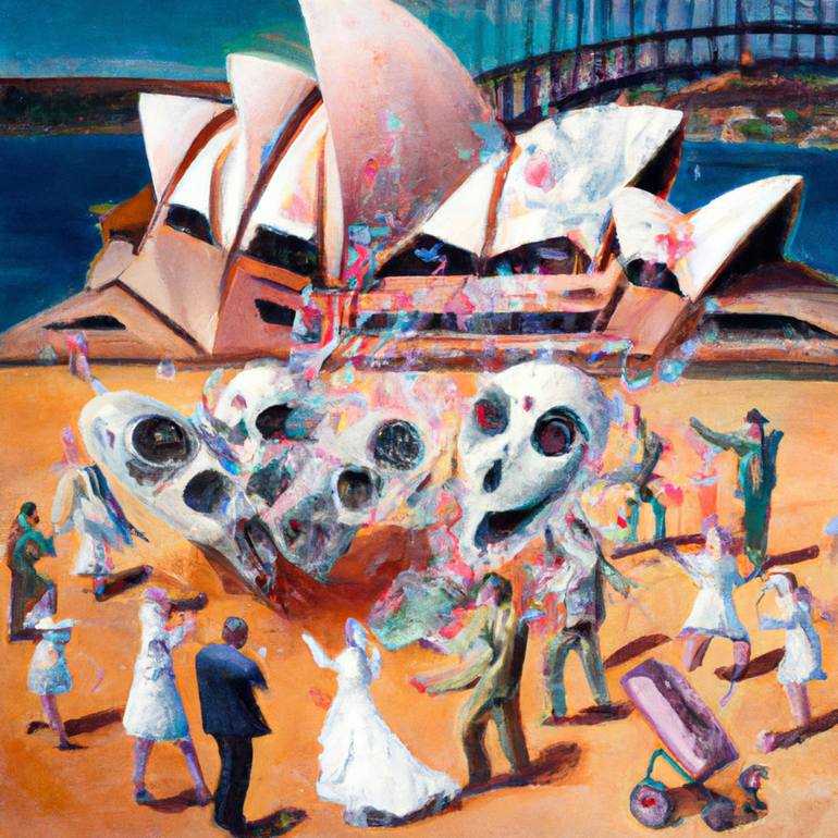 The mirror of illusions Painting by Mark M Whelan | Saatchi Art