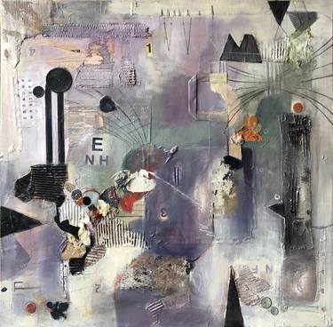 Original Modern Abstract Collage by JL Schwartz