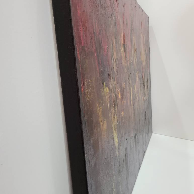 Original Modernism Abstract Painting by Patricia Saada Baumann