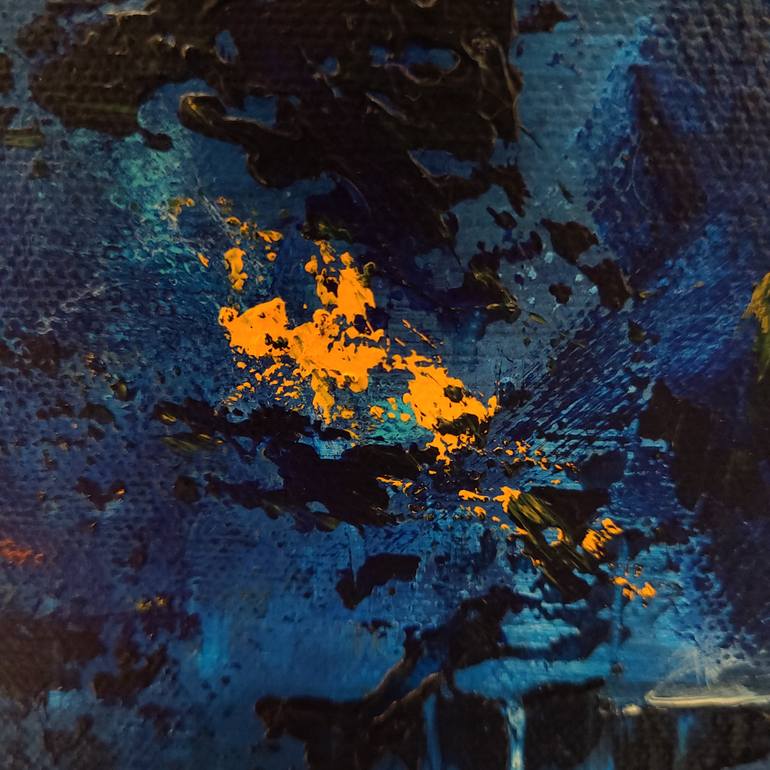 Original Modernism Abstract Painting by Patricia Saada Baumann