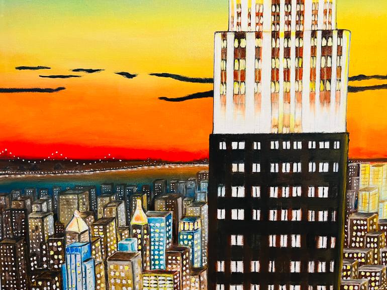 Original Photorealism Landscape Painting by Sujoy Bhattacharjee