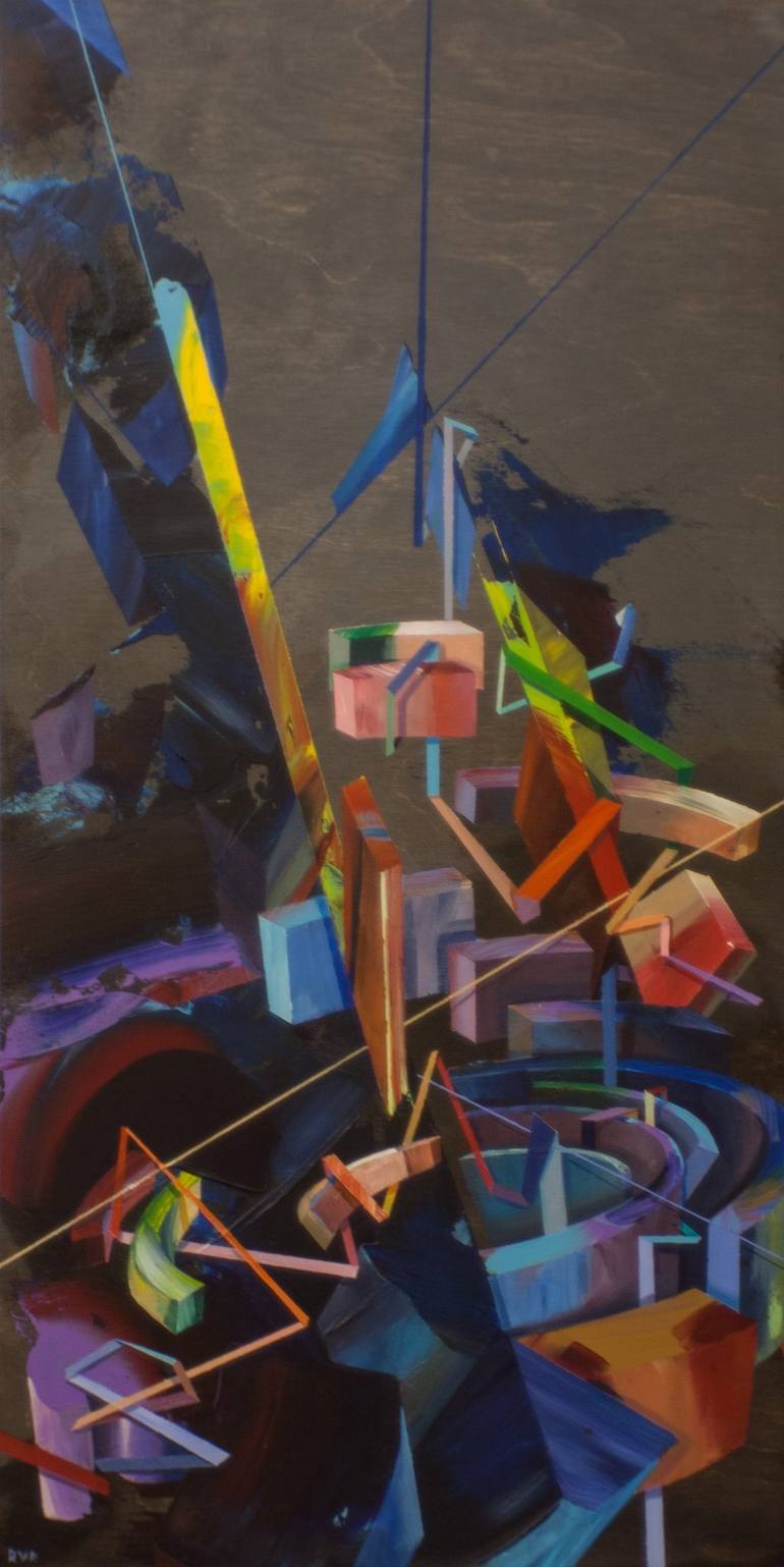 Amphitheater Painting by Ross von Rosenberg | Saatchi Art