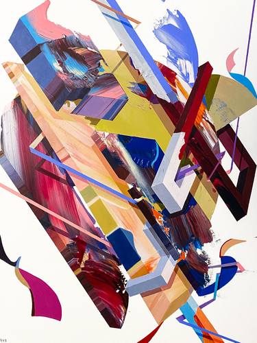 Original Abstract Paintings by Ross von Rosenberg