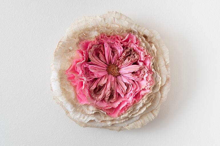 Original Modern Floral Sculpture by Karen Bullitt