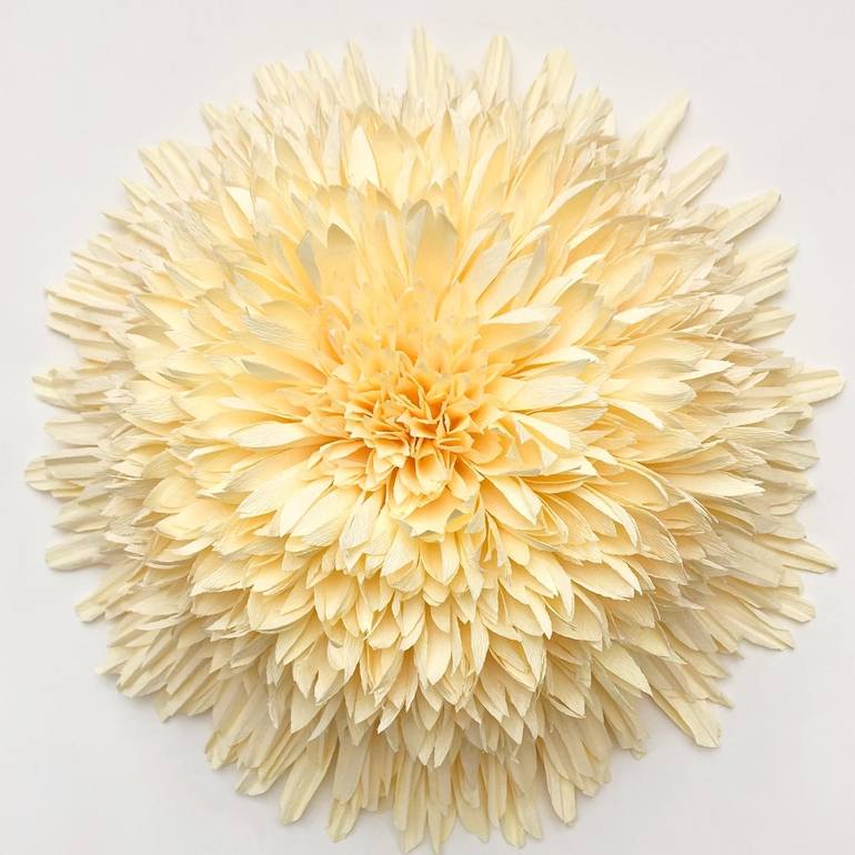 Original 3d Sculpture Floral Sculpture by Karen Bullitt