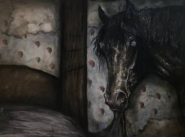 Print of Illustration Horse Paintings by Lisa Schweigert