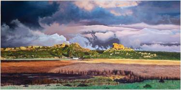 Print of Fine Art Landscape Paintings by Santjie Viljoen