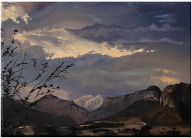 Original Impressionism Landscape Paintings by Santjie Viljoen