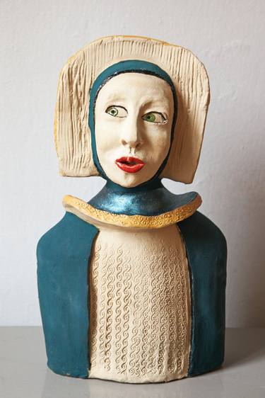 Original Portrait Sculpture by Elena Uljancic