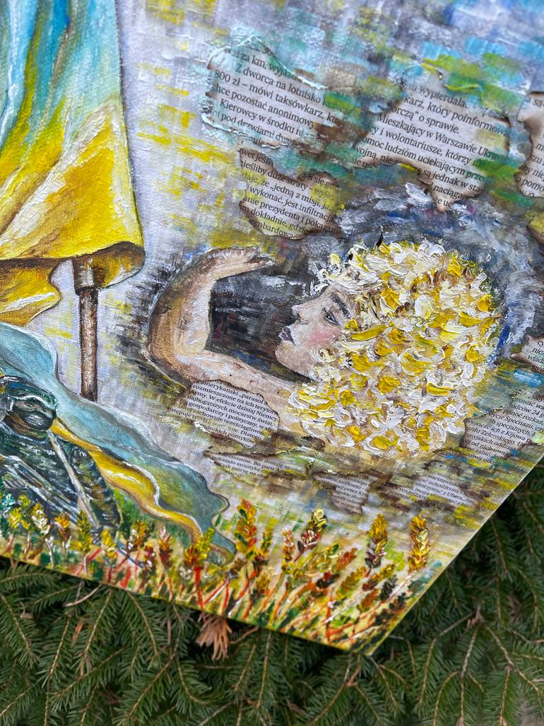 Original Impressionism People Painting by Liza Oshkaliuk