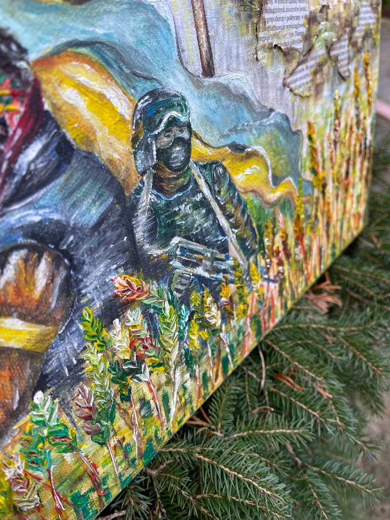 Original Impressionism People Painting by Liza Oshkaliuk