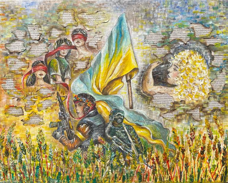 Original Impressionism People Painting by Liza Oshkaliuk