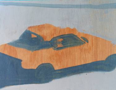 Original Car Painting by Juan Vatio