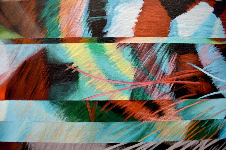 Original Glitch Nature Painting by Jim Clark