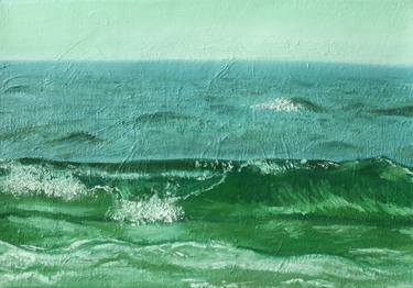 Print of Realism Seascape Paintings by Aleksandra Stachura