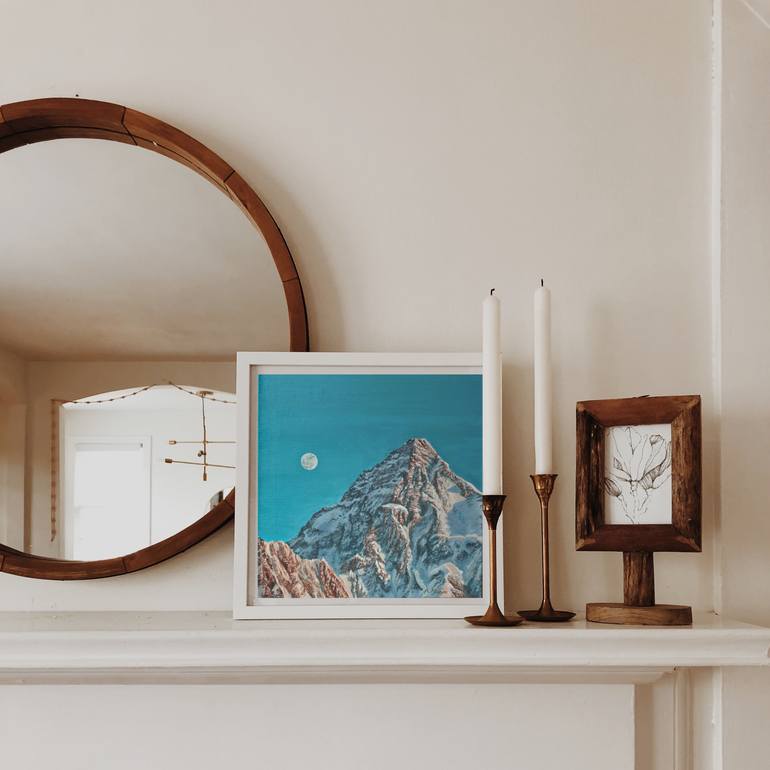Original Minimalism Landscape Painting by Aleksandra Stachura