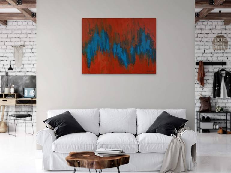 Original Abstract Expressionism Abstract Painting by Ger De La Teja