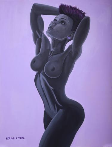 Original Figurative Nude Paintings by Ger De La Teja