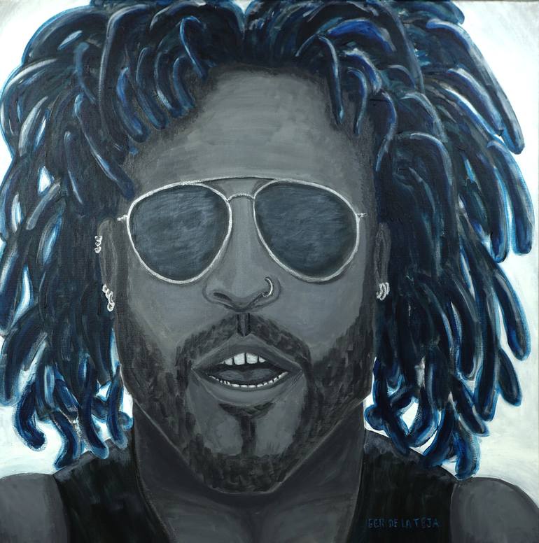 Lenny Painting by Ger De La Teja | Saatchi Art