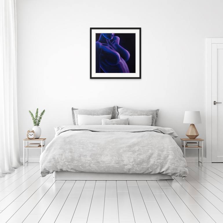 Original Abstract Nude Painting by Ger De La Teja