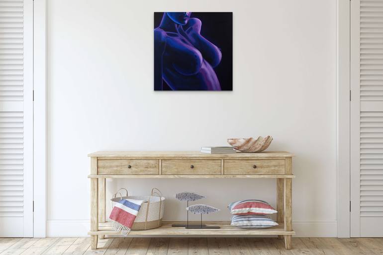 Original Abstract Nude Painting by Ger De La Teja