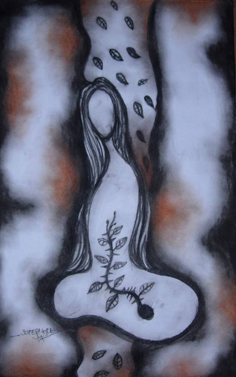 Original Figurative People Paintings by Suresh Bhaskar