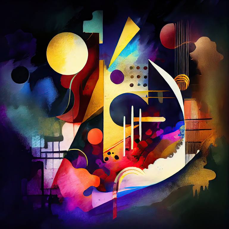 Soul Music Abstract Style Poster