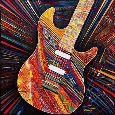 Print of Music Digital by Lolly Shine