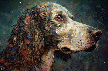 Dog. “Sacred Animals” collection. Artwork #29 thumb