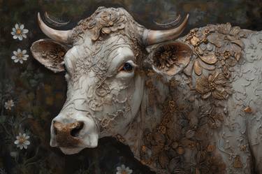 Cow.“Sacred Animals” collection. Artwork #31 thumb