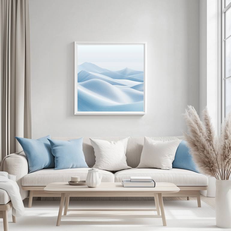 Original Abstract Landscape Digital by Lolly Shine