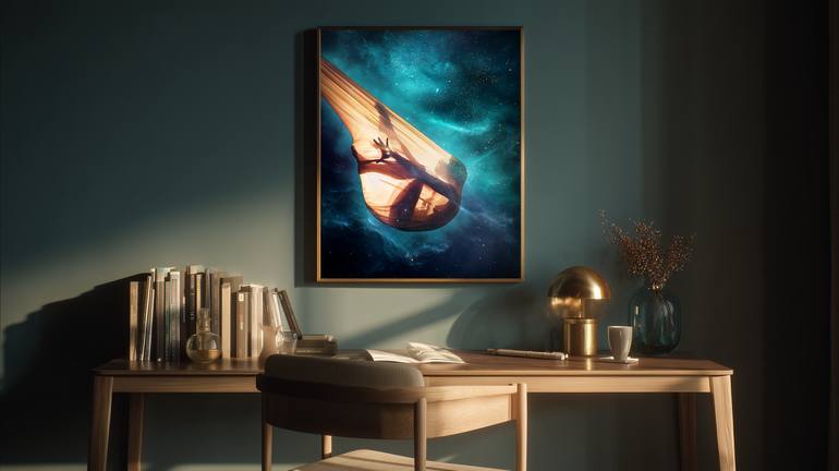 Original Digital Art Body Collage by Lolly Shine