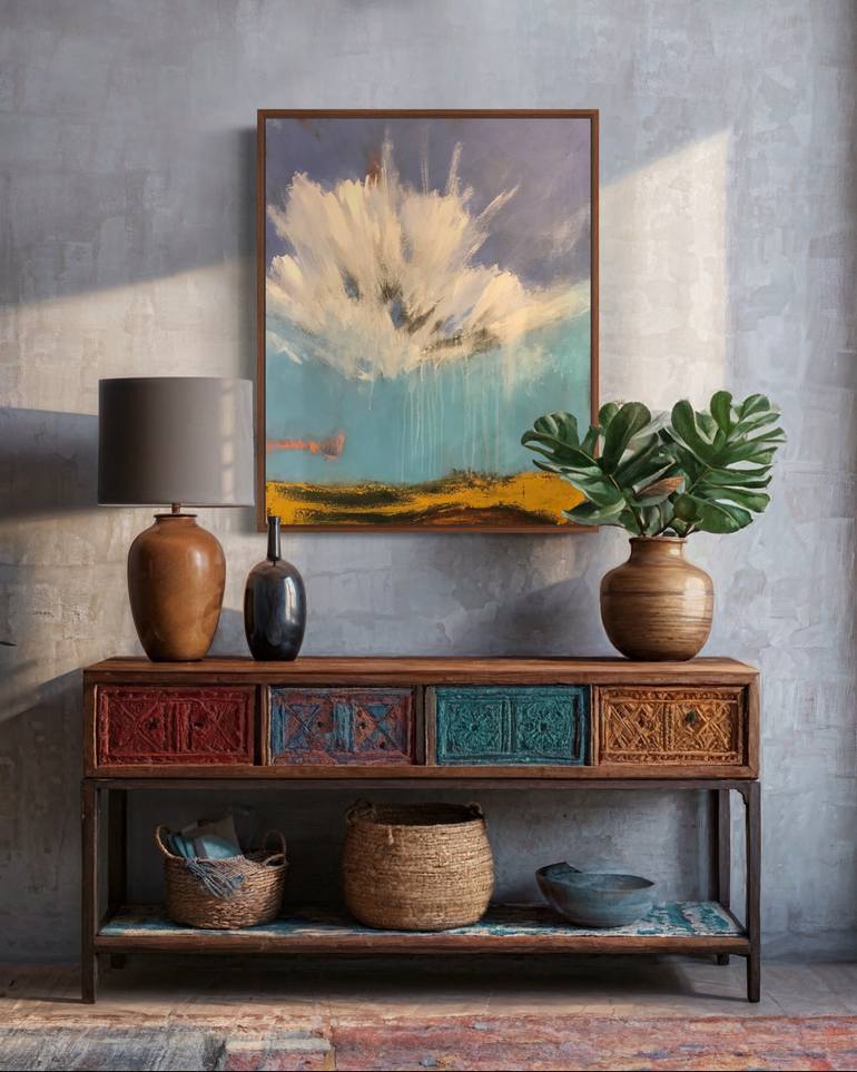 Original Abstract Landscape Painting by Becca Splawn