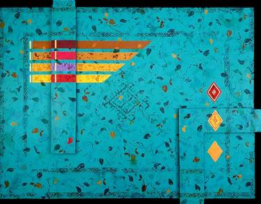 Original Abstract Airplane Paintings by Bülent ilim