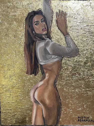 Print of Portraiture Nude Paintings by Nestor abraham Hernandez