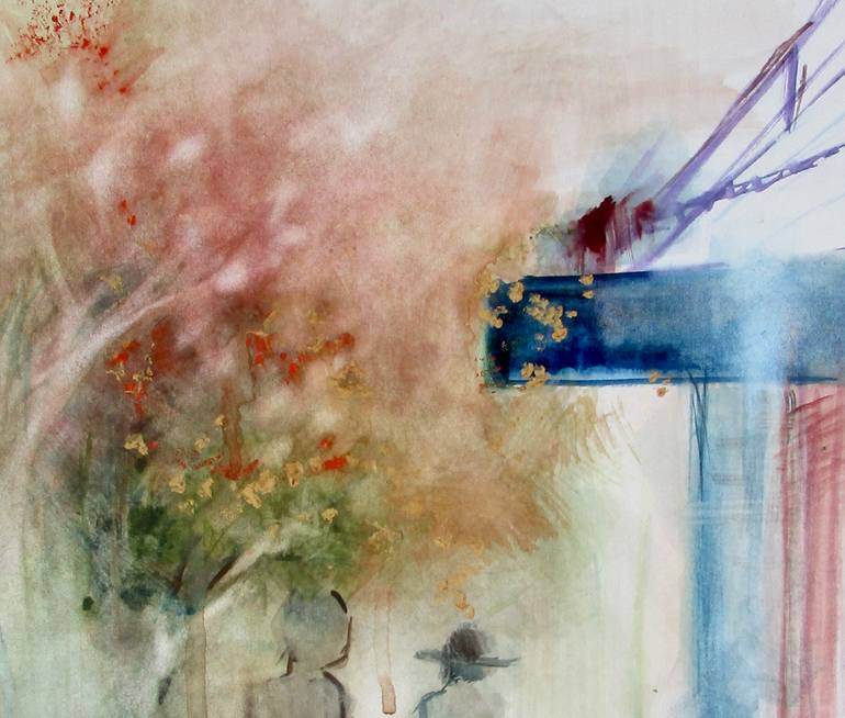 Original Abstract Expressionism Abstract Painting by Tokiko Anderson