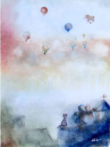 Print of Aerial Paintings by Tokiko Anderson