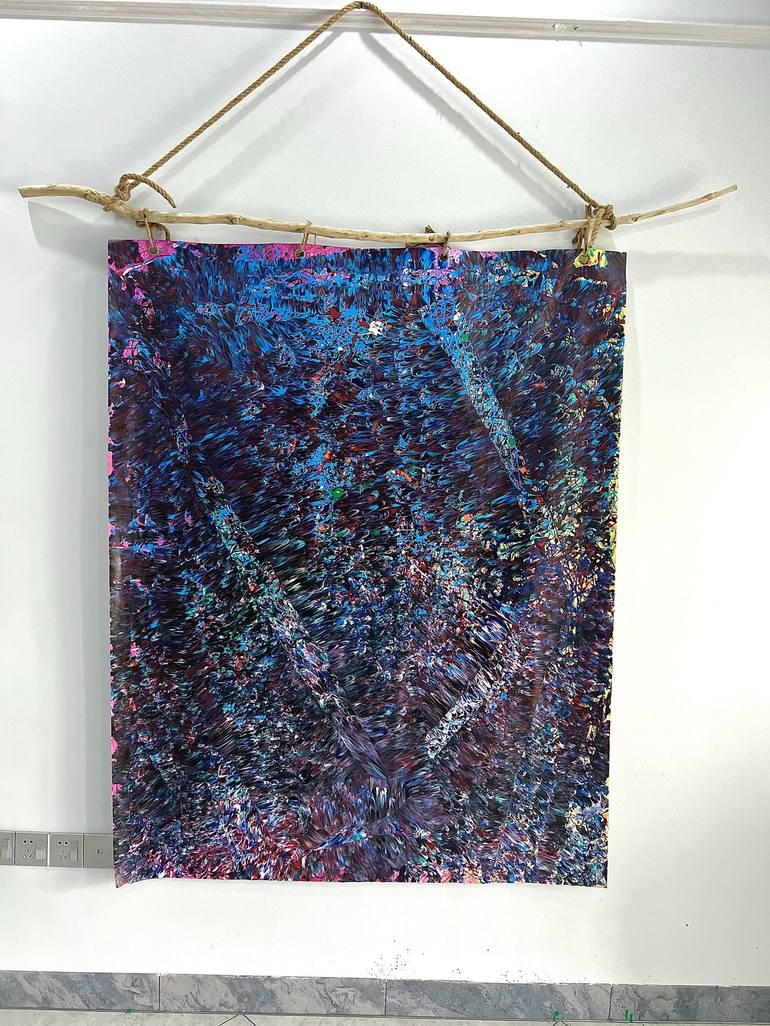 Original Abstract Expressionism Fantasy Painting by Talia Unique