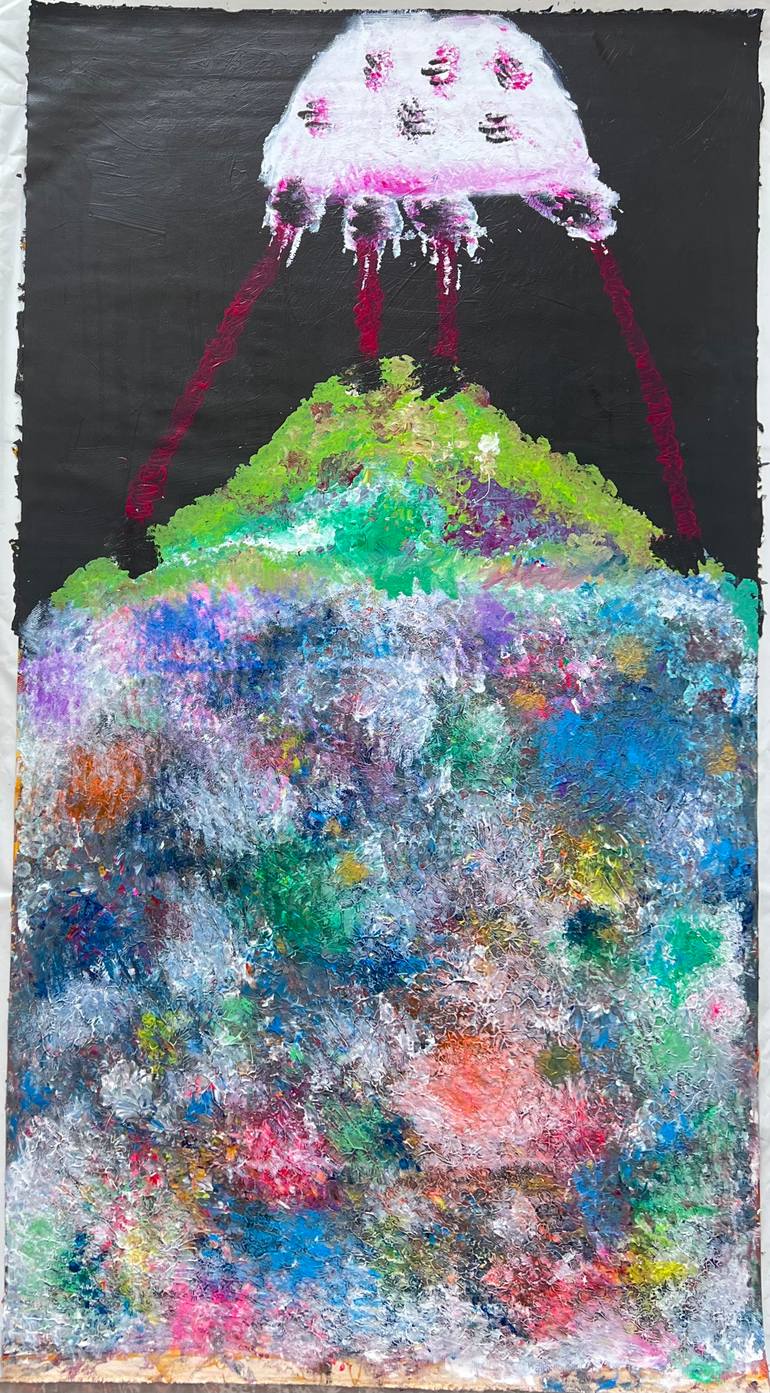 Original Abstract Expressionism Abstract Painting by Talia Unique