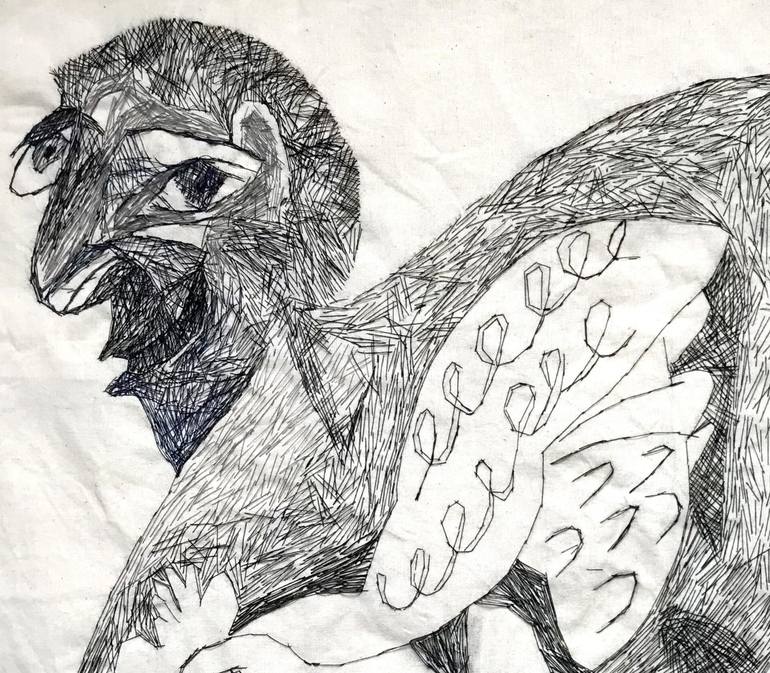 Original Animal Drawing by Myrtle Glanville