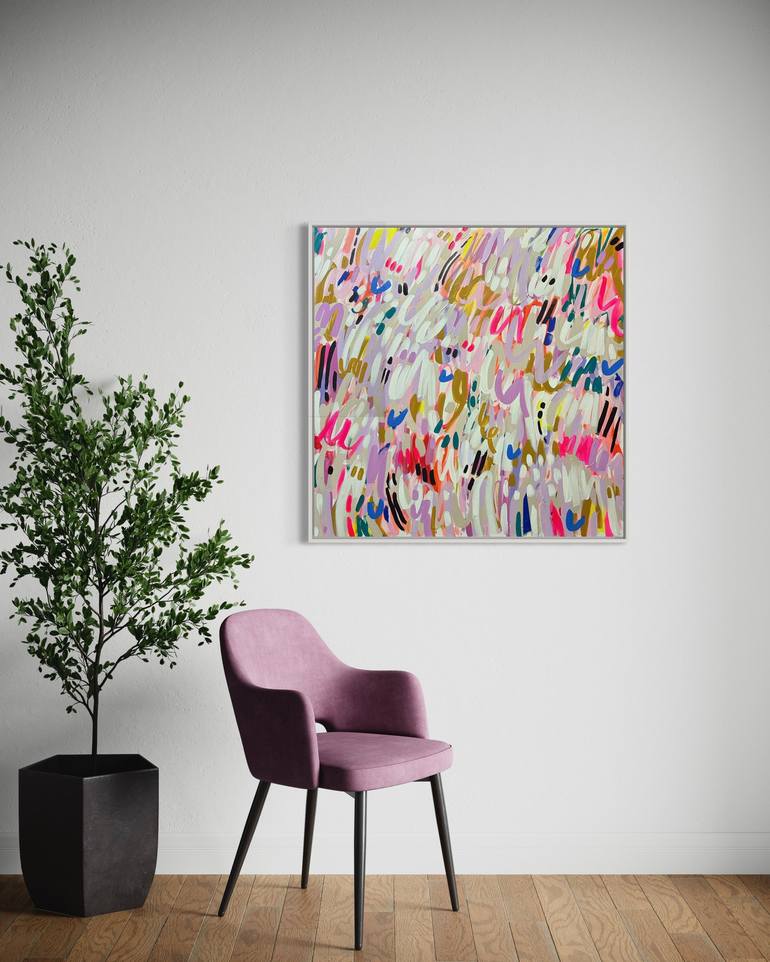 Original Abstract Expressionism Abstract Painting by Vicky Reddish
