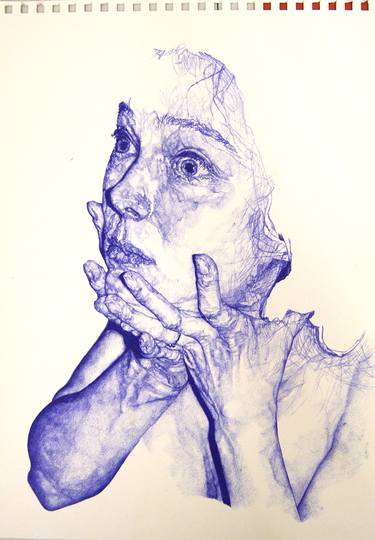 Original Figurative Portrait Drawings by Sarah Muirhead