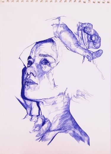 Original Figurative Portrait Drawings by Sarah Muirhead