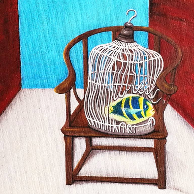 Original Fish Painting by Lincey Liu