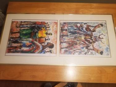 Print of Abstract Paintings by Kg Asafo-Adjei