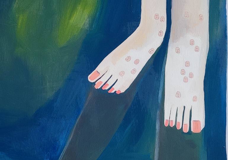 Original Contemporary Body Painting by Ann Wong