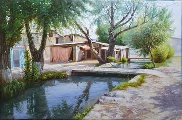 Original Realism Landscape Paintings by Olim Muhammadali