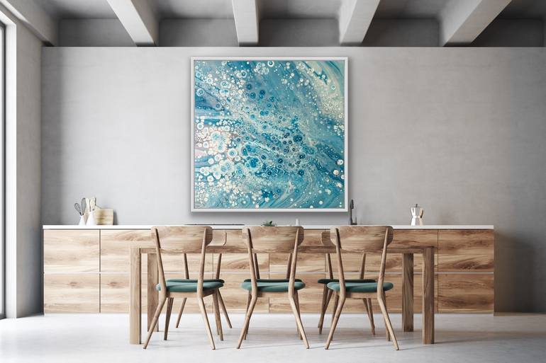 Original Abstract Expressionism Abstract Painting by Szilvia Vazquez