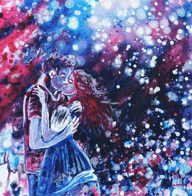 Print of Figurative Love Paintings by Diana Dimova -TRAXI
