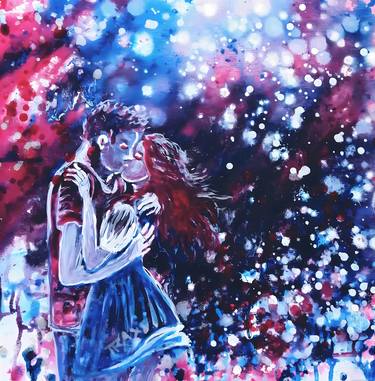 Original Contemporary Love Paintings by Diana Dimova-TRAXI